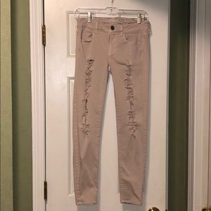 american eagle pink pants